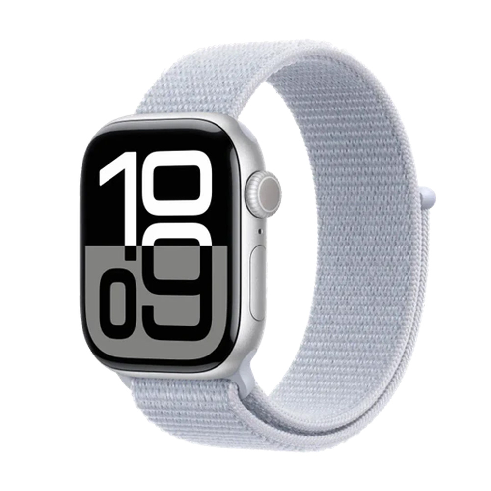 4564564 Apple Watch 10, 46 mm, Silver Aluminium, Blue Sport Loop, M/L — изображение 1
